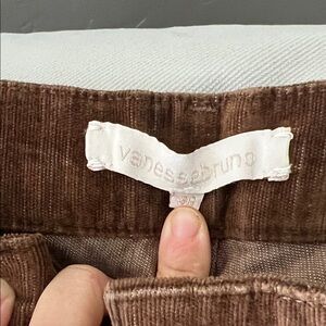Vanessa Bruno Kids Chocolate Brown Corduroy Pants